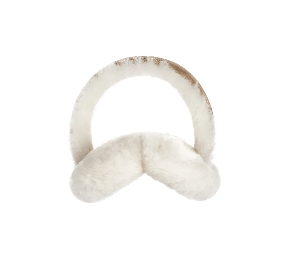 UGG Kids Adjustable Sheepskin Wool Earmuff Connie