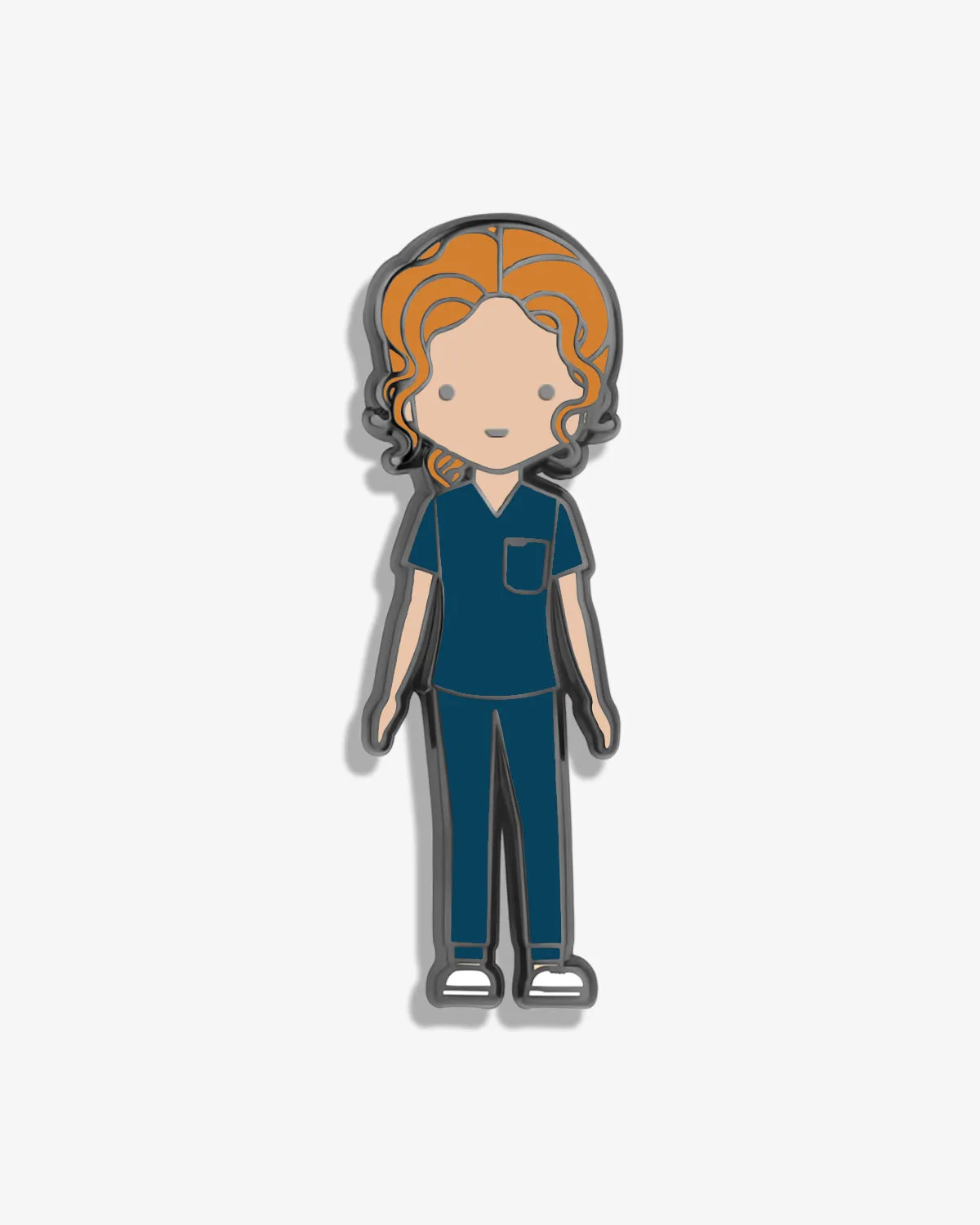 V-Moji | Healthcare Worker in Scrubs Lapel Pin