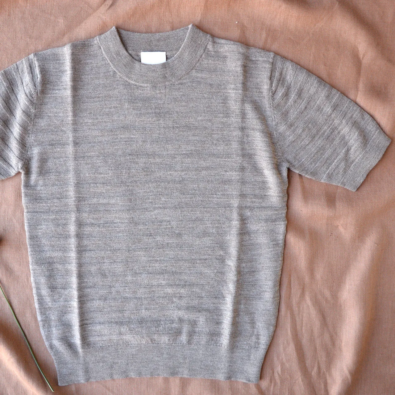 Women's Merino T-Shirt - Beige Melange (XS-XL)