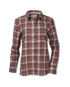 WOOL BLEND PLAID FLANNEL