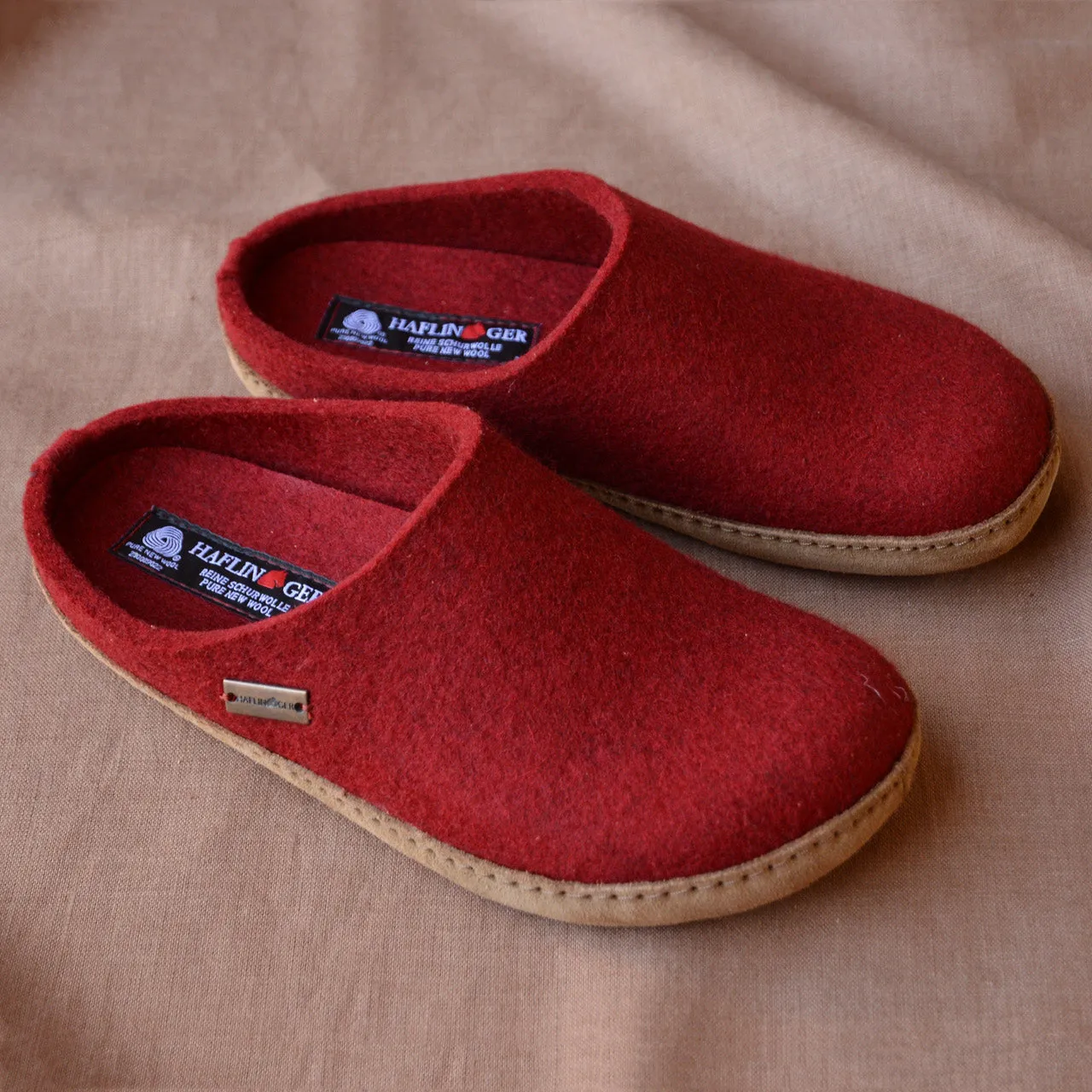 Wool Felt Slippers - Toffel - Rubin (Adults 36-42) *Returning 2025