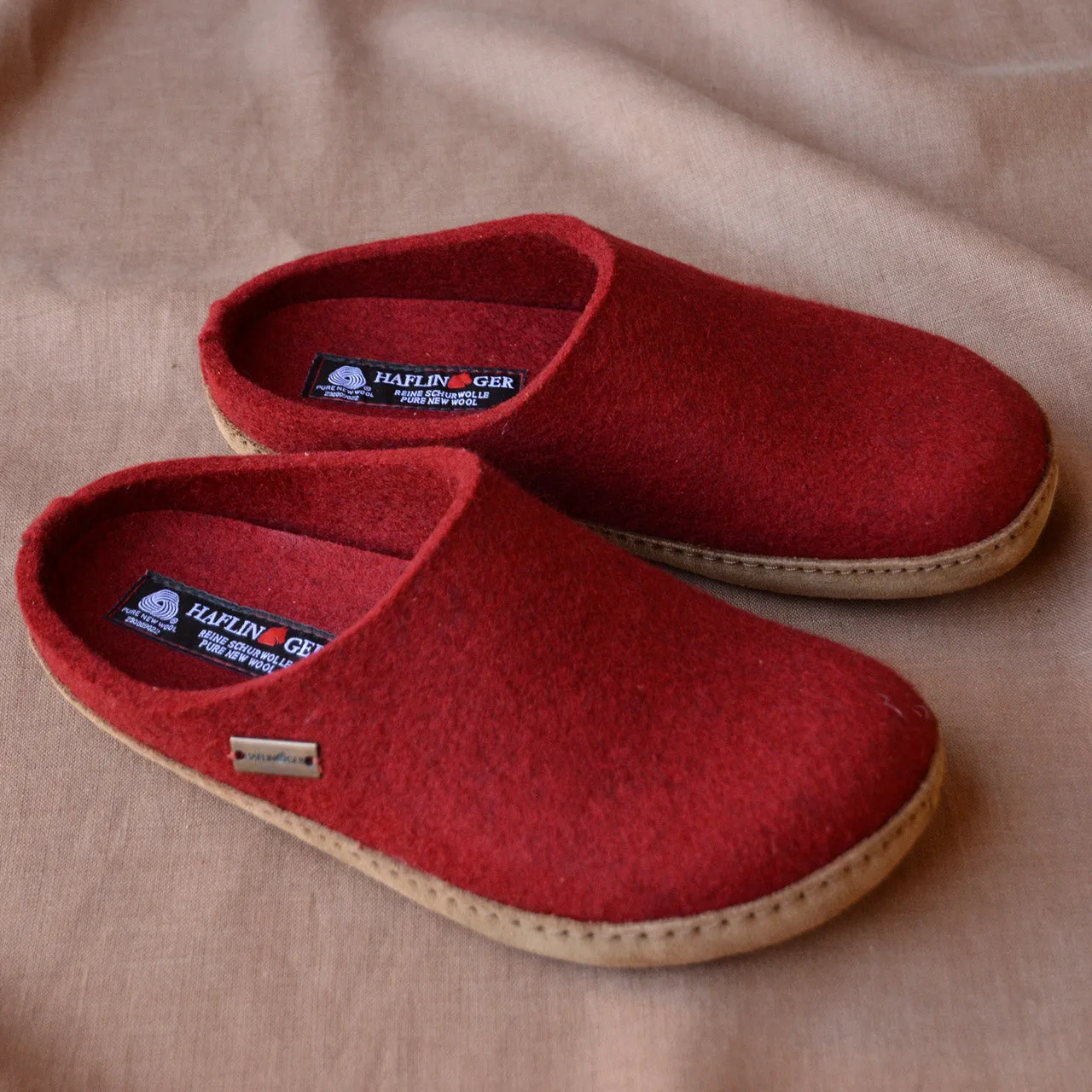 Wool Felt Slippers - Toffel - Rubin (Adults 36-42) *Returning 2025