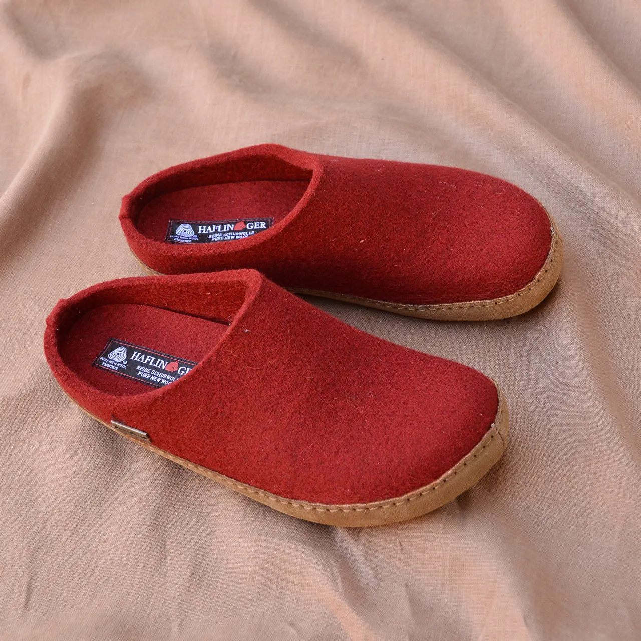 Wool Felt Slippers - Toffel - Rubin (Adults 36-42) *Returning 2025