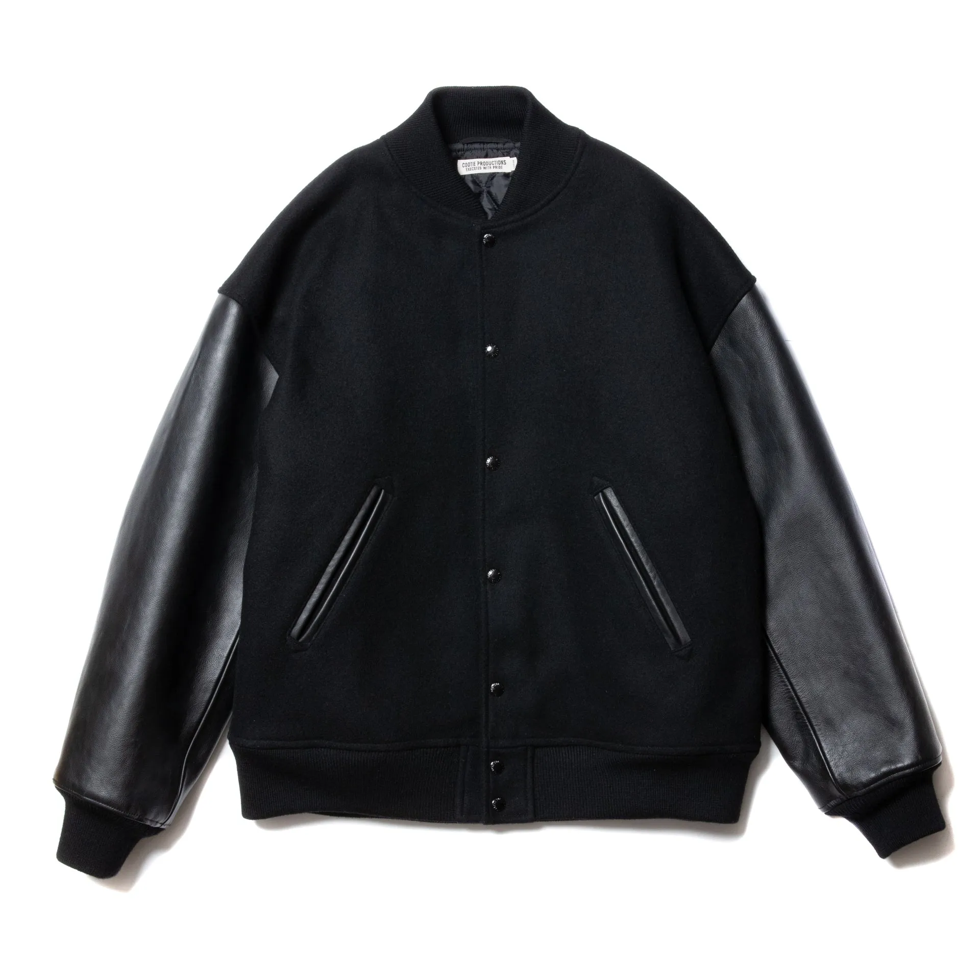 Wool Melton Error Fit Stadium Jacket